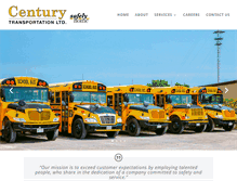Tablet Screenshot of centurytransportation.ca